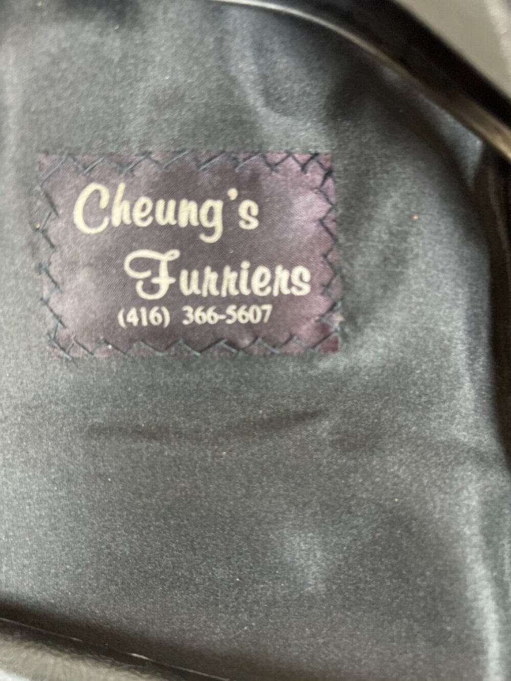 Vintage 70's Cheung's Furriers Women S/M Dark Brown Genuine Mink Fur Coat Jacket - Picture 3 of 8